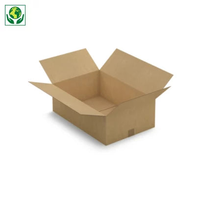 Caisse carton simple cannelure 60 x 40 x 20 cm