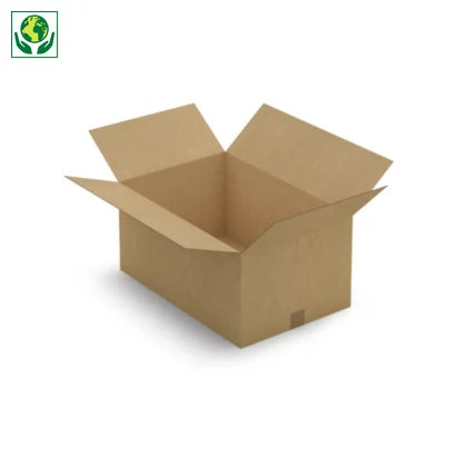 Caisse carton simple cannelure 60 x 40 x 40 cm