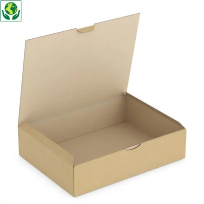 Boîte postale carton brune 33 x 25 x 8 cm